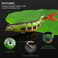 thumbnail image 2 of BNTTEAM Fishing Lures Multi Jointed Fish Fishing Kits Slow Sinking Lifelike Swimbait Freshwater and Saltwater Crankbaits for Bass Trout Bass Lures, 2 of 10