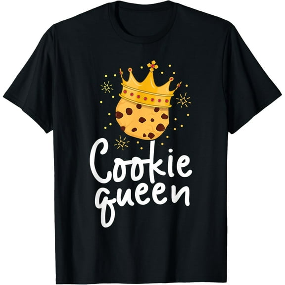 Cookie Queen Cute Chocolate Chip Foodie Gift Girls Women T-Shirt