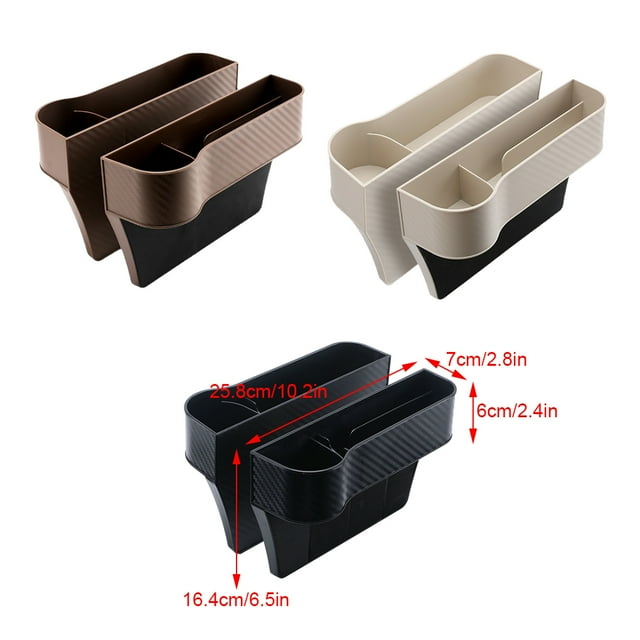 maskred 1/2/3 Car Catcher Organizer Convenient Storage Solution For Gaps Waterproof Organizers brown 1 Pc