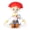 White, variant on Toy Story Woody Kids Decorative Pillow Buddy, Polyester Velboa, Orange, Disney