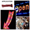 thumbnail image 6 of 50pcs 3mm LED Diode Lights, Single Flash Red Round Transparent DC 12V, 6 of 6