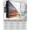 thumbnail image 2 of Beach Coastal Outdoor TV Cover 48-50 Inch Weatherproof, Blue Nautical Summer Ocean Seaside Outdoor TV Covers, Waterproof TV Covers for Outside TV, 2 of 7