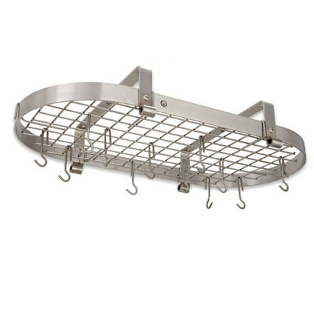 Enclume Usa Handcrafted Gourmet Low Ceiling Oval Pot Rack