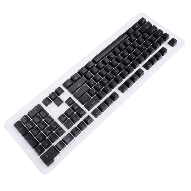 Keycaps 108 Keys German Keycaps, German Keyboard Keycaps, Custom Keycaps Minimalist Mechanical Keyboard Translucent Keycaps for 61 64 68 84 87 96 98 100 104 108 Keyboards