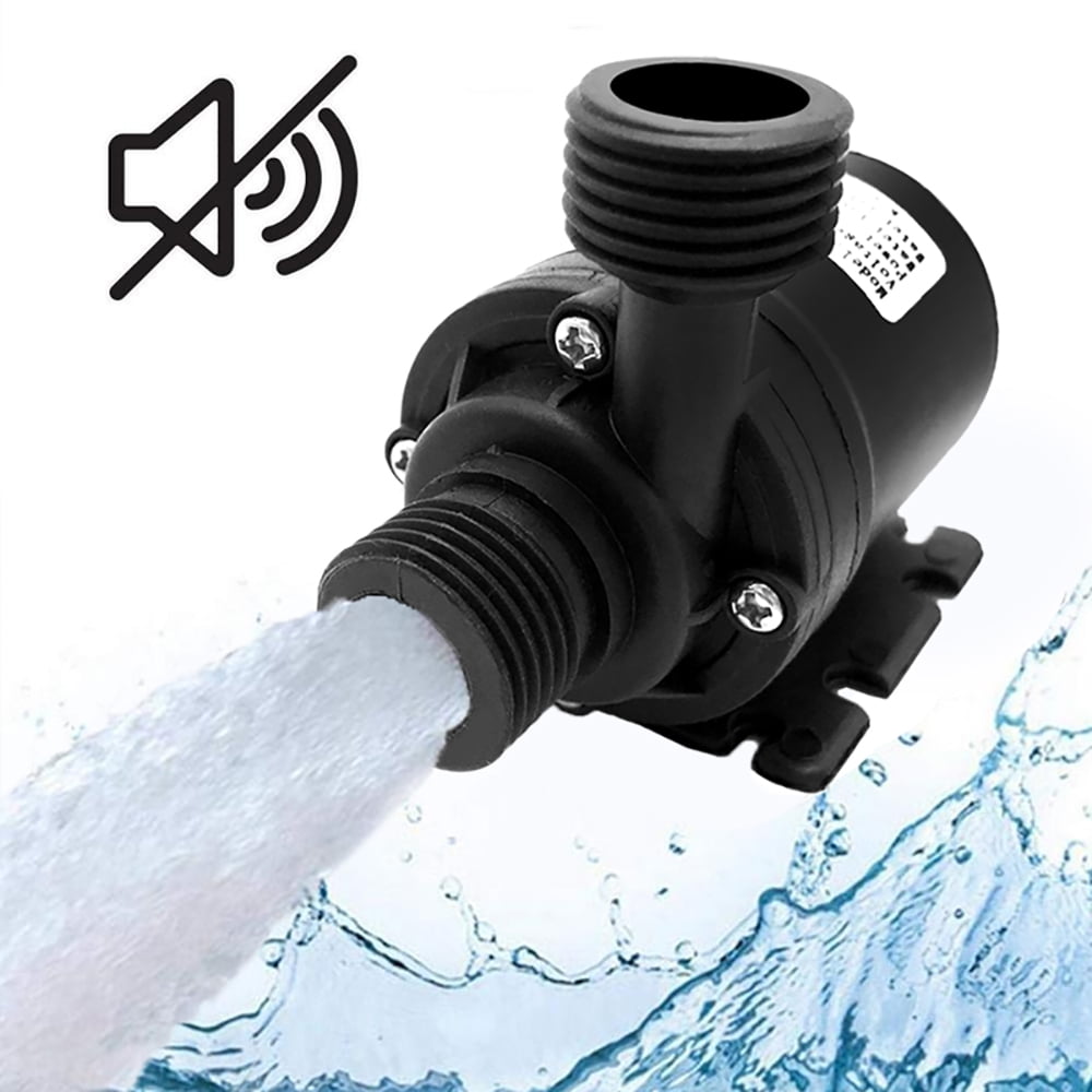 DC12V Large Flow Submersible Centrifugal Pump Small Mute DC Brushless Water Pump 