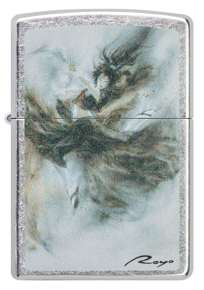 Zippo Luis Royo Design Street Chrome Pocket Lighter