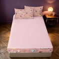 thumbnail image 4 of Homewish Halloween Witch Zipper Twin Comforter Sets with Fitted Sheet and 2 Pillowcases for Kids Girls, Magic Book Zipper Bedding Set, Pink, Pink Reversible, 4 of 7