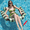 Black-green, variant on 4 in 1 Ultra Lounge System Float, 4-in-1 Inflatable Water Hammock — Pool Floating Lounge Chair & Swimming Bed, for Summer Water Swimming Beach Party Raft Mat Recliner Saddle