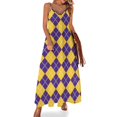 thumbnail image 1 of Baton Rouge - Vestido sin mangas Argyle Vestidos elegantes vestidos de noche para damas, 1 of 7