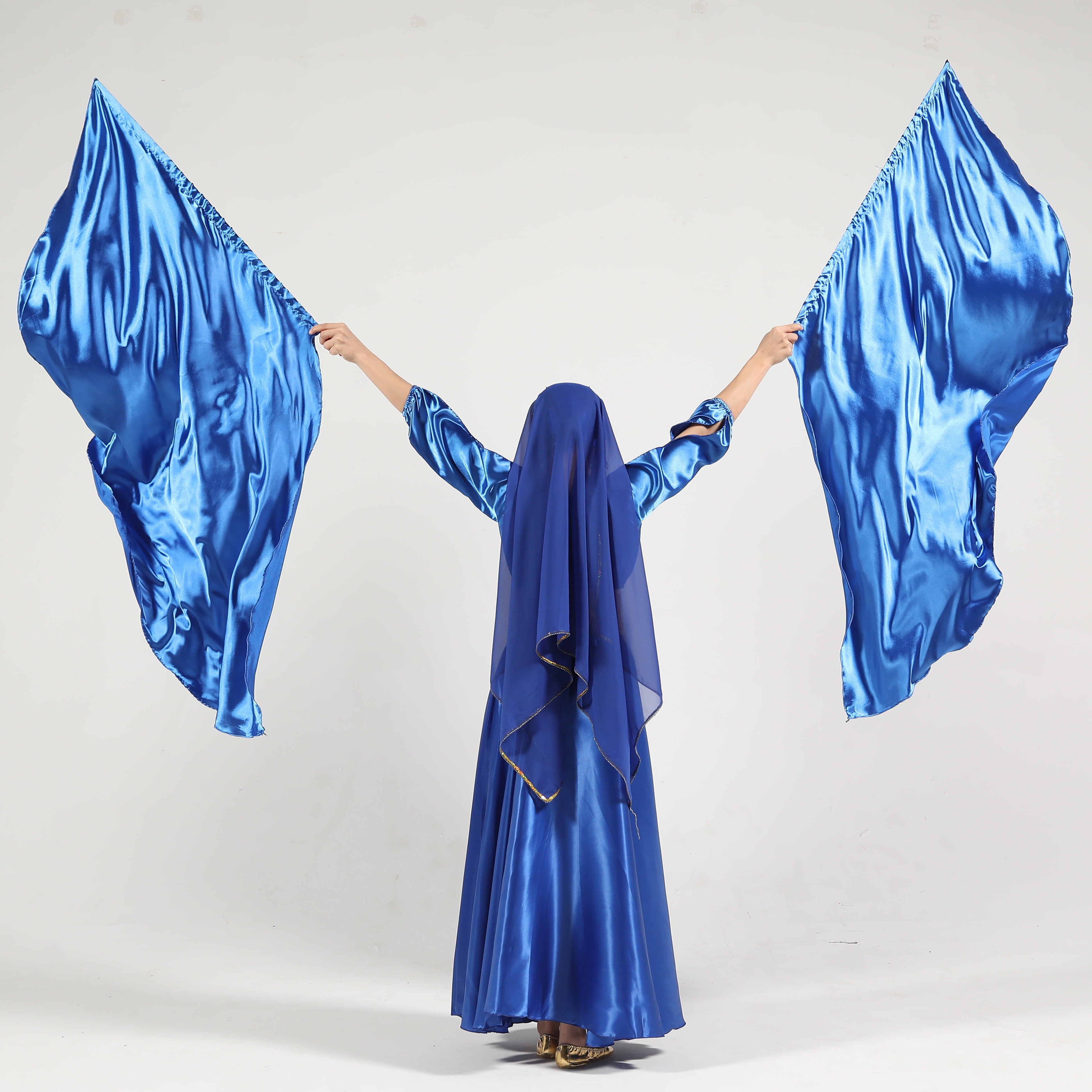 Baisdan Anbetungsflaggen Set - 2 Flaggen 140x140cm Mit Flexiblen Stangen & Tasche