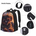 thumbnail image 3 of Disketp Puppy Lying On A Cloud Mochila Estampada de Gran Capacidad con Lonchera y Estuche, Set de 3 Piezas para Estudiantes, 3 of 7