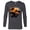 Charcoal Heather, variant on Disney 100 Nightmare Before Christmas Halloween Necks Victim - Long Sleeve T-Shirt for Men - Customized-Athletic Heather