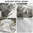 thumbnail image 2 of FORMRS Boys Swim Trunks Quick Dry Mesh Liner Boardshorts Sizes XS-XL, Gray Hexagons, 2 of 7