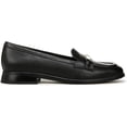 thumbnail image 2 of Naturalizer Fabienne Women's Loafers & Slip-Ons Black Pebbled Leather Size 9 W, 2 of 5