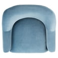 thumbnail image 4 of SAFAVIEH Rodrik Modern Style Upholstered Accent Chair, Light Blue, 4 of 7