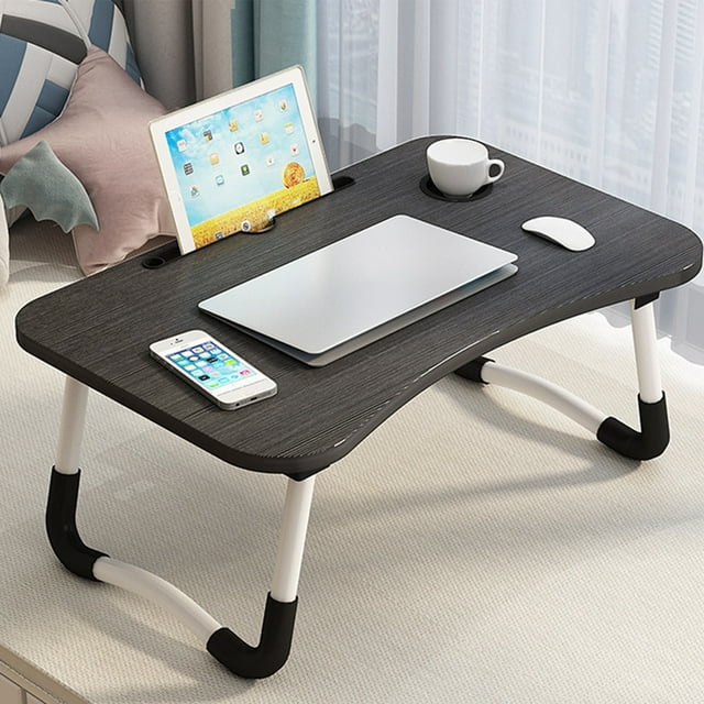 Foldable Bed Table,Laptop Bed Table Portable Folding Multipurpose Table Portable Lap Standing Desk High Capacity