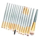thumbnail image 5 of Juego de brochas de maquillaje profesional de 15 piezas, de herramientas de brochas cosméticas de maquillaje, azul Yuyangstore Pinceles de maquillaje, 5 of 7