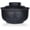 Black, variant on Nib Microwavable Ramen Bowl with Lid, 25 Oz Japanese Bowl Big Ceramic Japanese Soup Bowl with Lid, Korean Clay Pot - floral