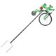 thumbnail image 4 of Outdoor Windmill Decor Metal Lawn Pinwheel Green Garden Ornament 76x19cm 1Pcs, 4 of 5