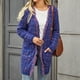 thumbnail image 1 of Chaquetas y abrigos casuales sin capucha de manga larga, cárdigan de punto popular para mujer, chaqueta de colores a la moda con borlas, chaqueta/chaqueta casual con capucha de manga larga, cárdigan s, 1 of 9