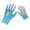 Blue, variant on TNOBHG Child-friendly Work Gloves 1 Pair Kids Gardening Gloves Cartoon Pattern Wear Resistant Thorn-proof Puncture-resistant Fit Non-slip Rubber Work Gloves
