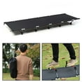 thumbnail image 4 of Outdoor Folding Camping Cot Bed with Storage Bag Supports 150kg Lightweight Easy Setup Portable Compact Hiking Climbing Collapsible Tent Sleeping Cot, 4 of 7