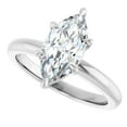 thumbnail image 5 of 2 Carat Lab Grown Diamond Engagement Ring Marquise Cut 14k Gold, 5 of 5