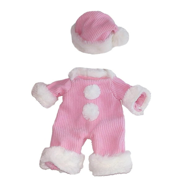 Ropa para muñecas bebé, mono lindo con sombrero para muñecas bebé de 30 cm, ropa casual. Style3