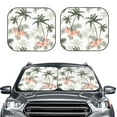 thumbnail image 2 of Yiaed Vintage Palm Trees Print Car Front Windshield Sun Shade,Foldable Anti-UV Car Sunshade for Front Window for Most Vehicles-Small, 2 of 5