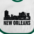thumbnail image 4 of Inktastic New Orleans Skyline Grunge Boys or Girls Baby Bib, 4 of 4