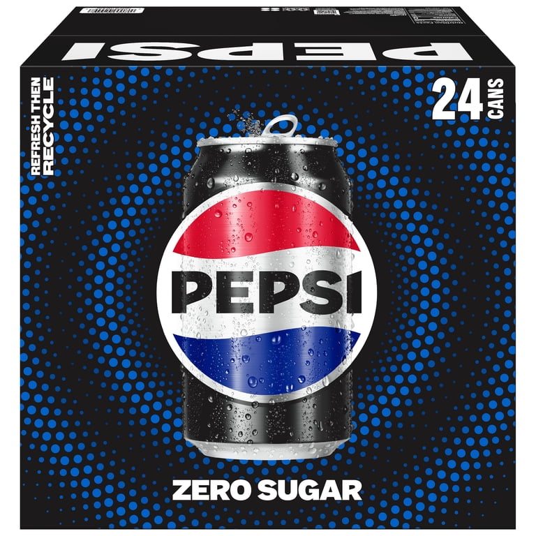 Pepsi Zero Sugar Cola, 12 fl oz Cans, 24 Pack photo 7