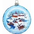 thumbnail image 2 of G.Debrekht 744-012 Holiday Splendor Glass Wnter Landscape-Ornament 5.5 in., 2 of 3