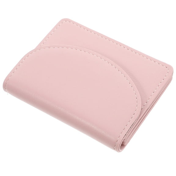 Ladies Wallet Mat Quilt Portable Dresser Refrigerator Sticker Logo Woman Pink