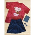 thumbnail image 3 of Totally Strong Groovy Heart Tie Dye Crystal Women -Image by Shutterstock, Female Medium, 3 of 4