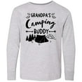 thumbnail image 3 of Inktastic Grandpas Camping Buddy Long Sleeve Youth T-Shirt, 3 of 5