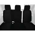 thumbnail image 2 of CalTrend Rear 60/40 Split Back & Solid Cushion Carbon Fiber Seat Covers for 2005-2009 Chevy/Pontiac Equinox|Torrent - CV373-01FA Black Insert and Trim, 2 of 3