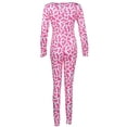 thumbnail image 4 of Womens One Piece Sleepwear Cartoons Print Pajamas Jumpsuit Rompers, 4 of 4