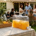 thumbnail image 5 of Japceit Plastic Drink Dispenser with Spout,transparent Large Capacity Container,Portable Beverage Container,for Parties Picnics Camping, 5 of 6