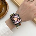 thumbnail image 5 of TECH CIRCLE Beaded Band for Apple Watch 42/44/45/49mm, Fashion Bling Handmade Agate Pearl Bracelet Strap Women Wristband Replacement for iWatch Ultra 1/2 Series 9 8 7 6 SE 5 4 3 2 1,Colorful, 5 of 6