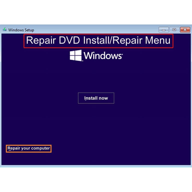 Computer Werx, Windows 10 Home 32/64 Bit Repair and Install DVD, 3