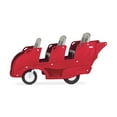 thumbnail image 4 of Foundations Gaggle Parade 6-Seat Buggy Stroller, Durable Multi-Child Daycare Stroller with Safety Harnesses, Red/Gray, 4 of 5