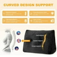 thumbnail image 4 of SUSUZI Velvet Soft Triangular Wedge Headboard Pillow – Queen Size 59"x20"x8" Reading Pillow Lumbar Support Cushion with Side Pockets, Machine Washable, 4 of 10