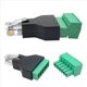 thumbnail image 3 of 10 Adaptadores de Bloque de Terminales de Tornillo de 6 Pines A RJ12 Macho para Extensión de Cable de Teléfono Cat3, Conectores Modulares RJ12 6P6C, 3 of 5