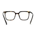 thumbnail image 2 of Thin Plastic Rectangular Horn Rim Blue Light Filtering Computer Eyeglasses Tortoise, 2 of 4