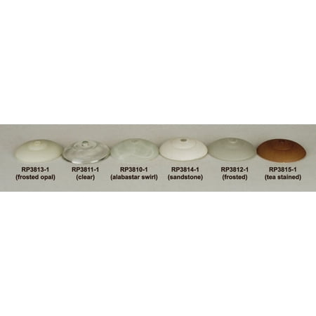 

Craftmade Rp-3810-1 Single Hole Glass Cap For Craftmade Bowl Light Kits - Alabaster Swirl