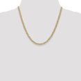 thumbnail image 2 of 10k Yellow Gold 4.3mm Curb Link Chain Necklace Pendant Charm, 2 of 9