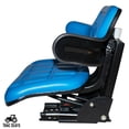 thumbnail image 3 of Blue Tractor Suspension Seat Fits Ford / New Holland 3000 3600 3610 3900, 3 of 9