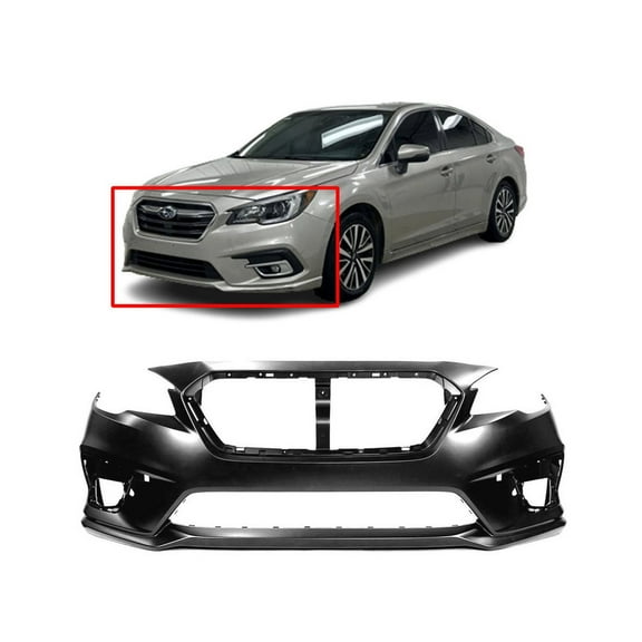 DCP Front Bumper Cover For 2018-2019 Subaru Legacy Primed 57704AL20A SU1000186