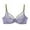 Purple, variant on Lace Bralettes Wireless Bras for Women Push Up Bra Everyday Bras V Neck Spaghetti Strap Unpadded Bra