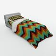 thumbnail image 3 of Ambesonne Chevron Bedding Set 4 Pcs, Royal, Queen, Multicolor, 3 of 3